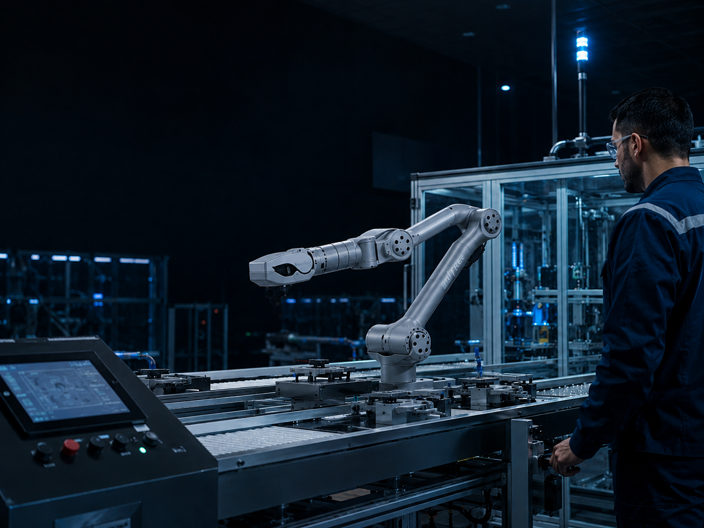 Workspace for robotic-arm and systems integration