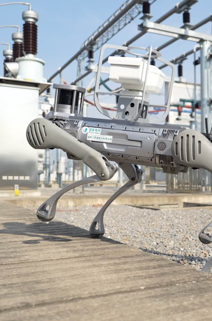 Inspection robot at a transformer substation